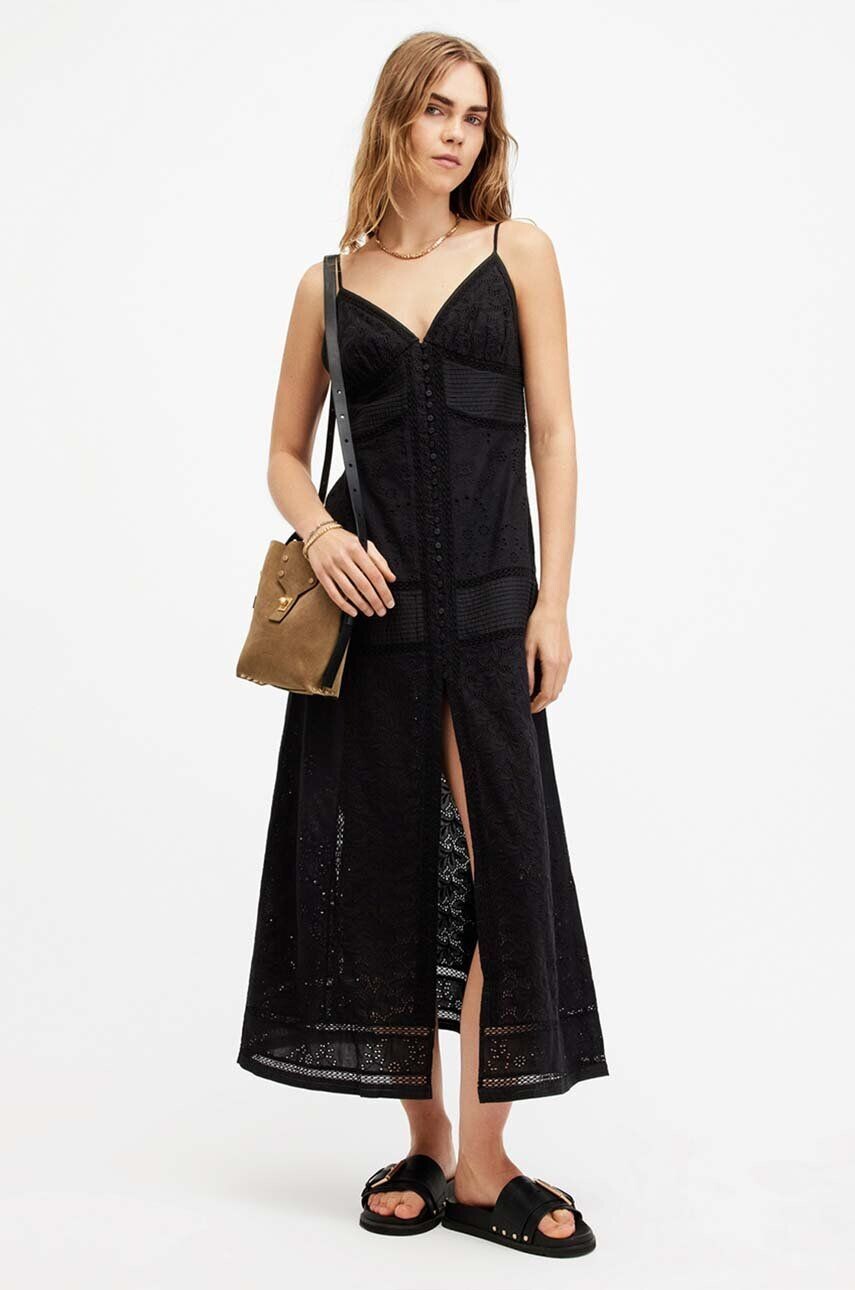 

Платье DAHLIA EMB DRESS AllSaints, черный