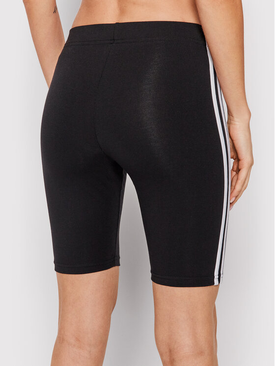 Велосипедные брюки extra slim fit Essentials 3-Stripes Bike GR3866 Adidas, чёрный — фото 3