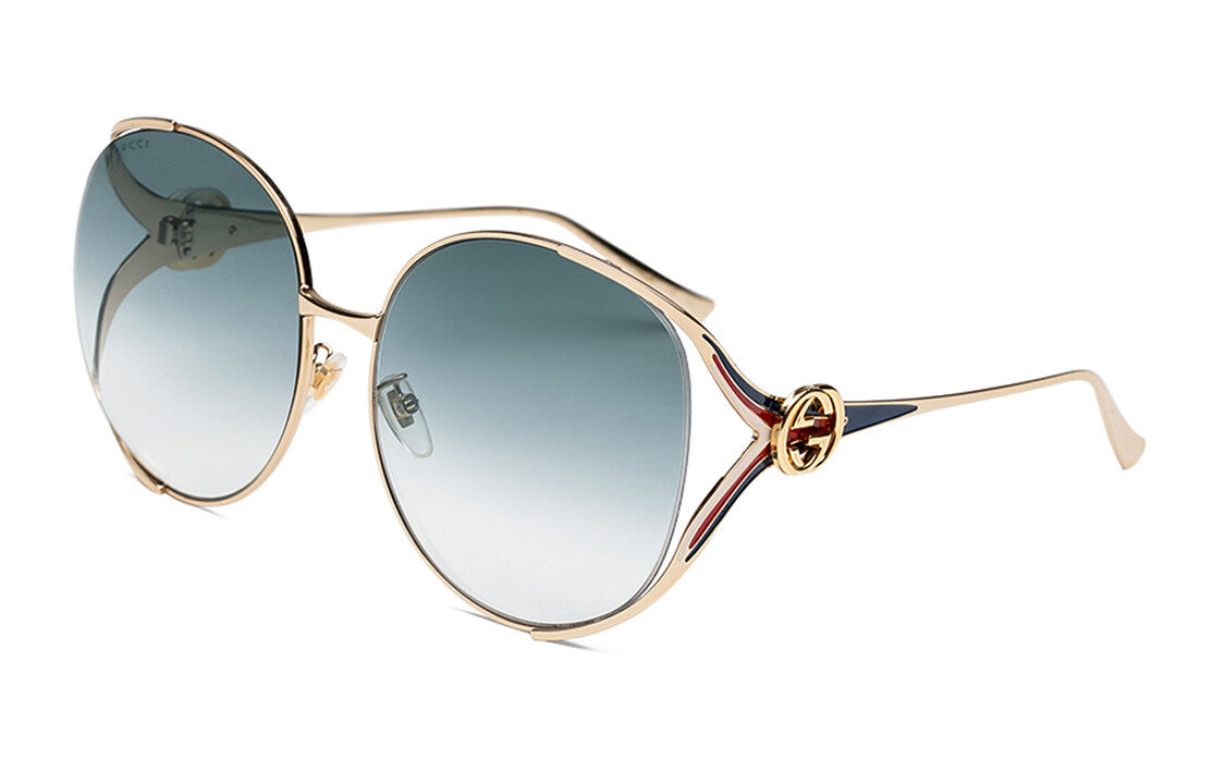 

GUCCI Женские солнцезащитные очки, Dark Green/004