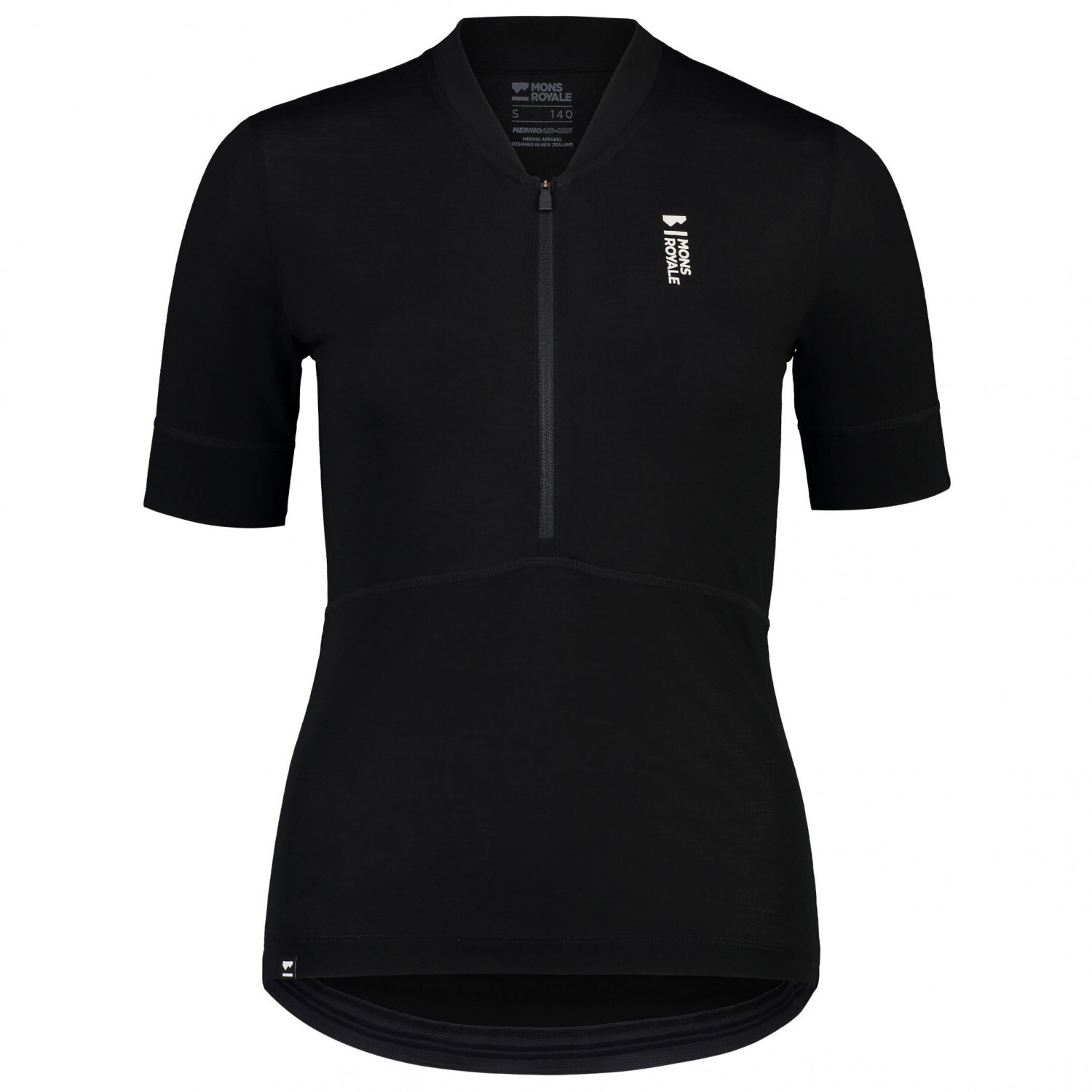 

Велосипедный трикотаж Mons Royale Women's Cadence Half Zip, цвет Black II