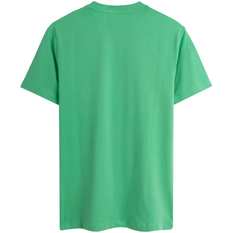 Футболка унисекс с круглым вырезом и прямым кроем Calvin Klein, L1C-Mint Green — фото 3