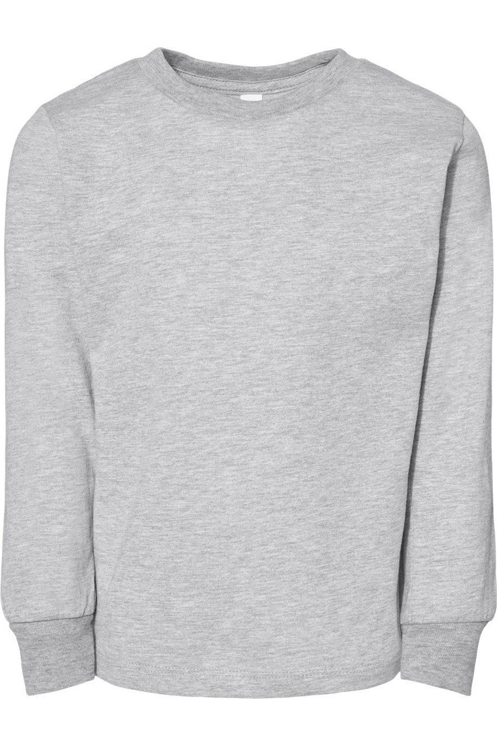

Футболка с длинным рукавом для малышей BELLA + CANVAS, цвет athletic heather