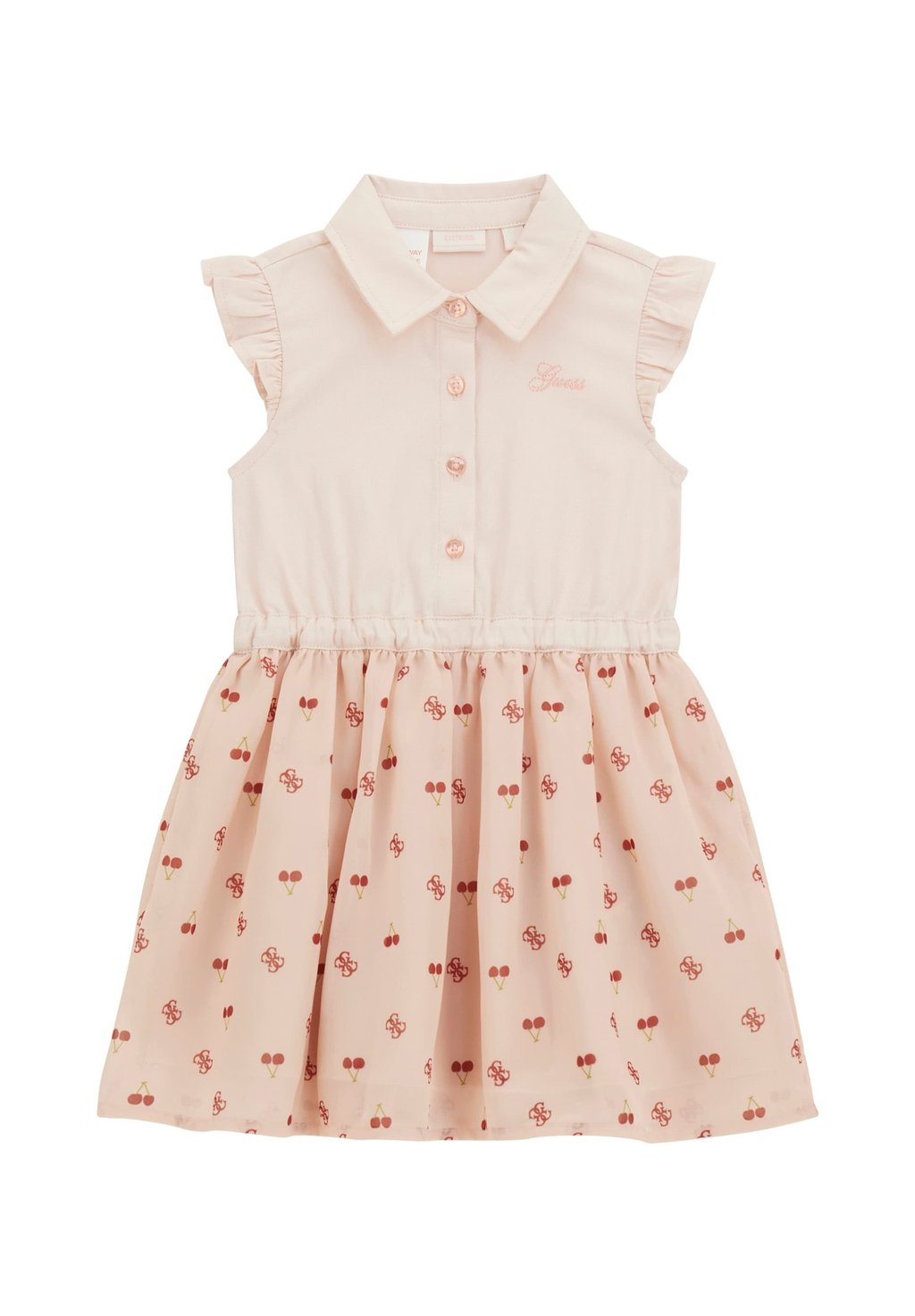 

Платье-рубашка FIT AND FLARE Guess, розовый