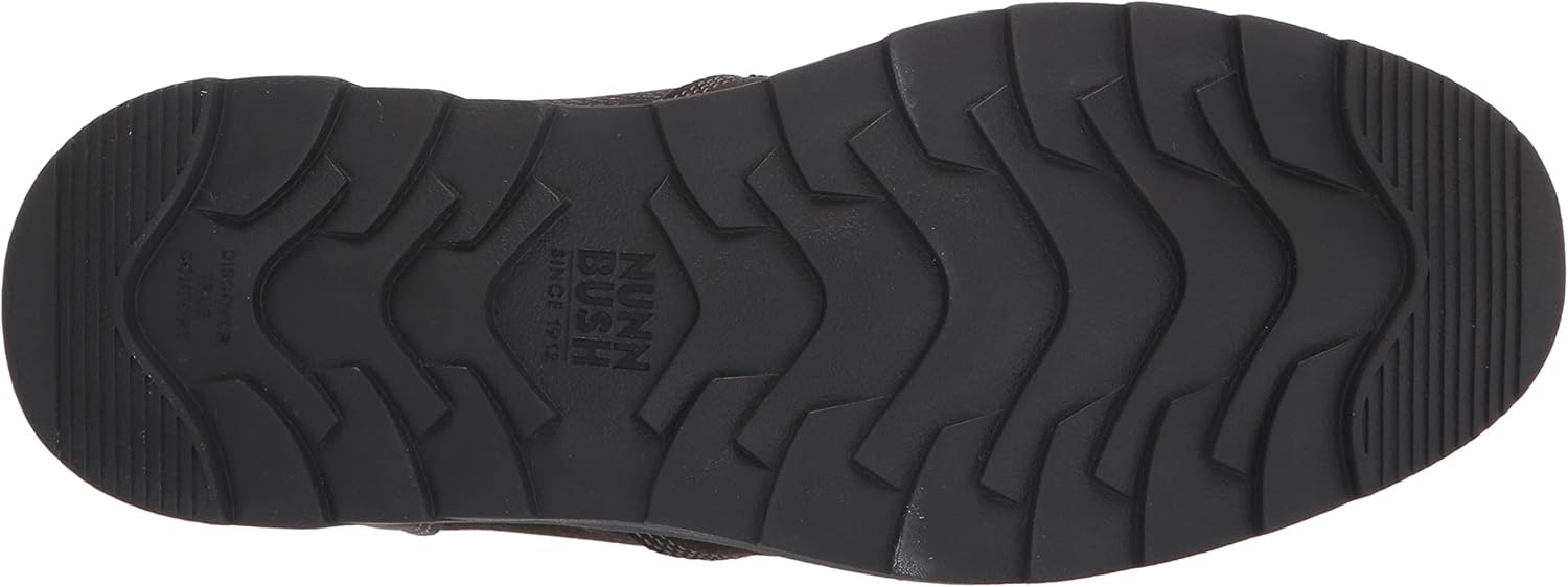 Мужские ботинки Nunn Bush Luxor водонепроницаемые Chukka с простой носочной частью, Charcoal — фото 4