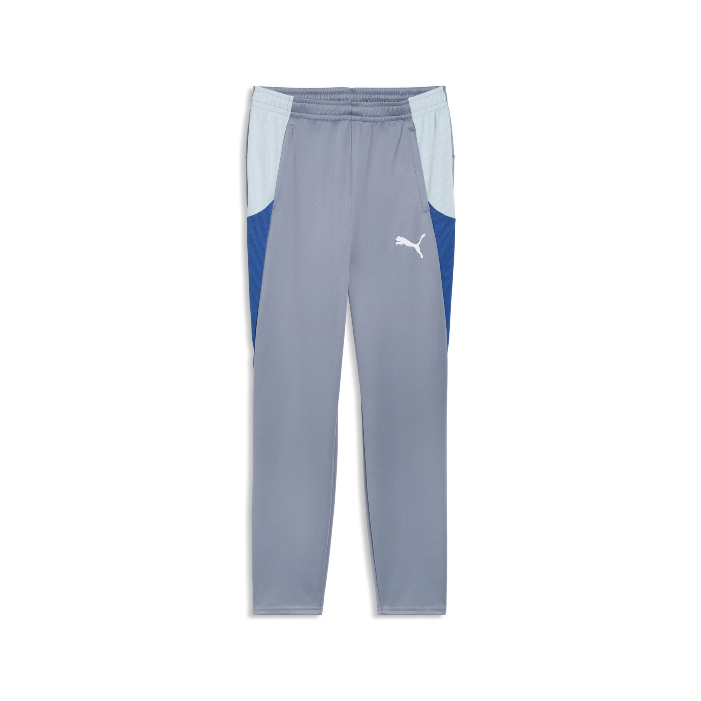 

PUMA Спортивные шорты Slim fit 'Individual Blaze' в сером цвете