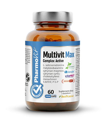 

Мультивит Макс Комплекс Актив 60 Капсул Pharmovit