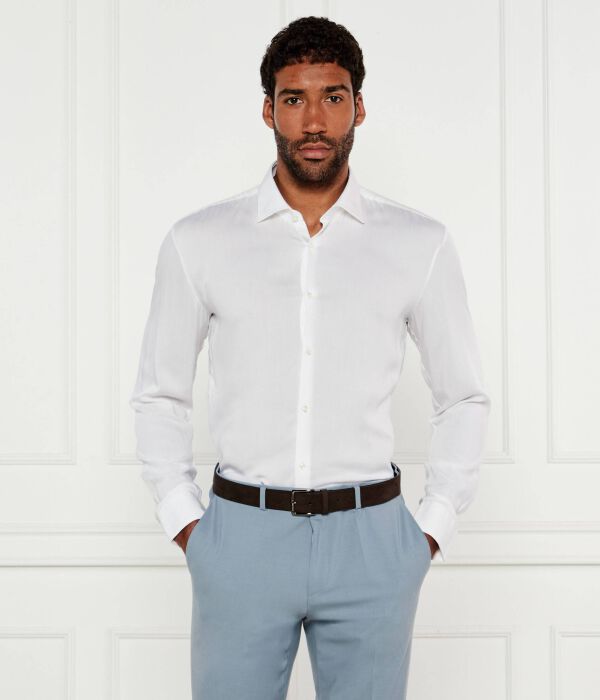 

Рубашка Кенно Slim fit Hugo, белый
