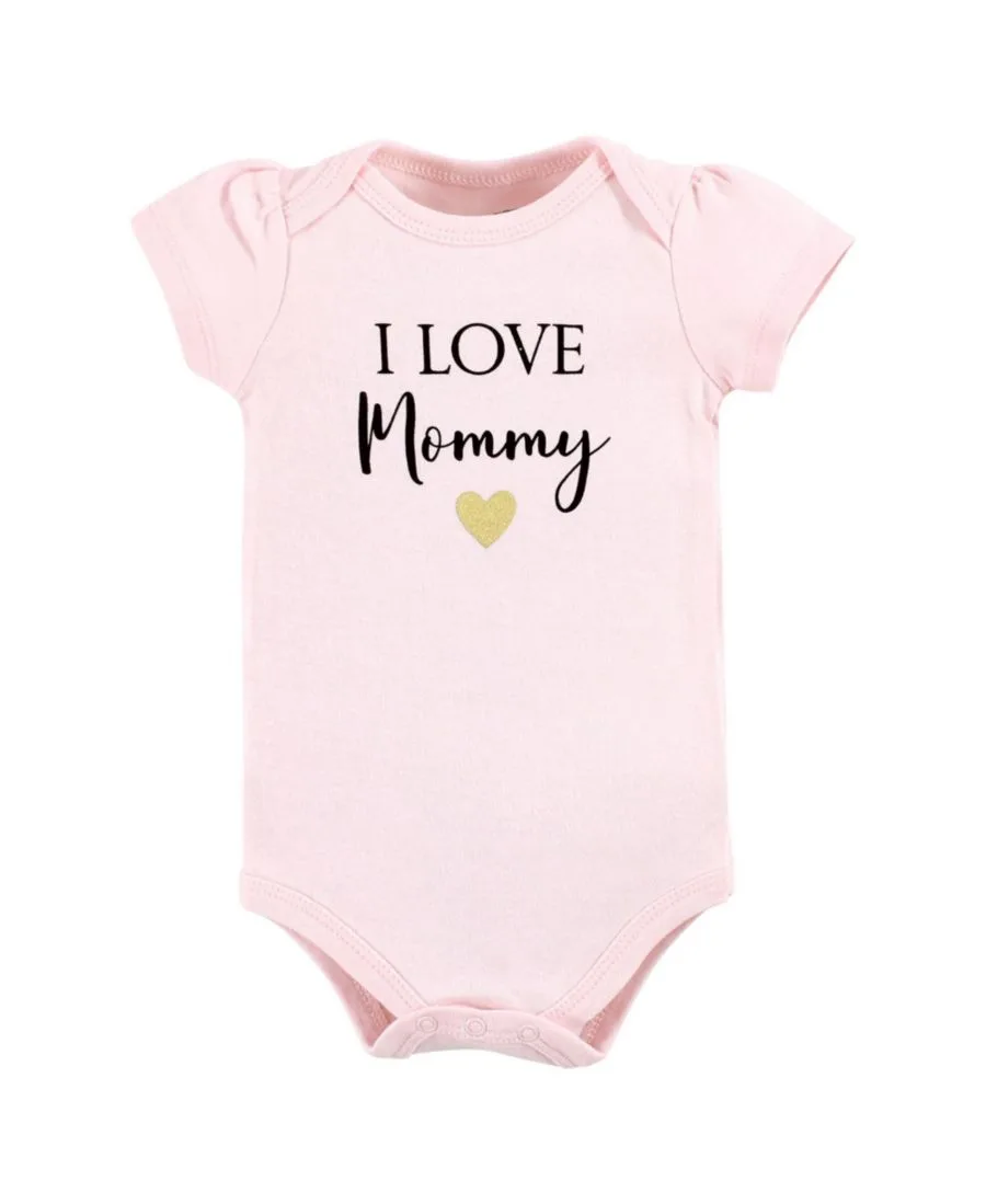 Хлопковый боди, брюки и комплект обуви Hudson Baby, Girl Mommy — фото 2