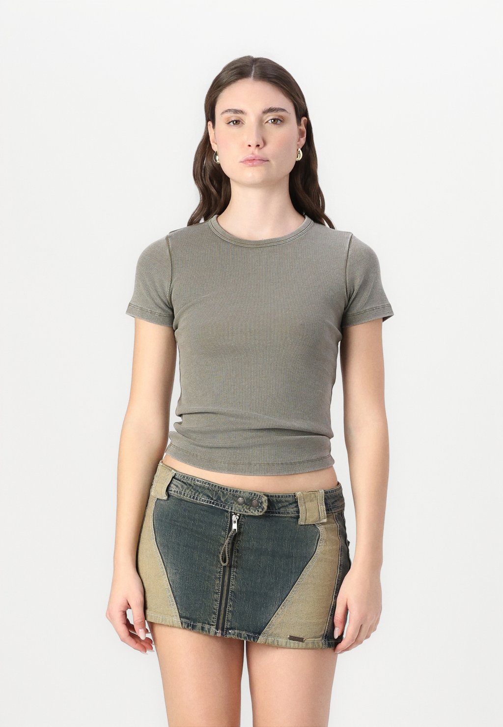 

Базовая футболка JXFRANKIE WASH TEE JJXX, коричневый