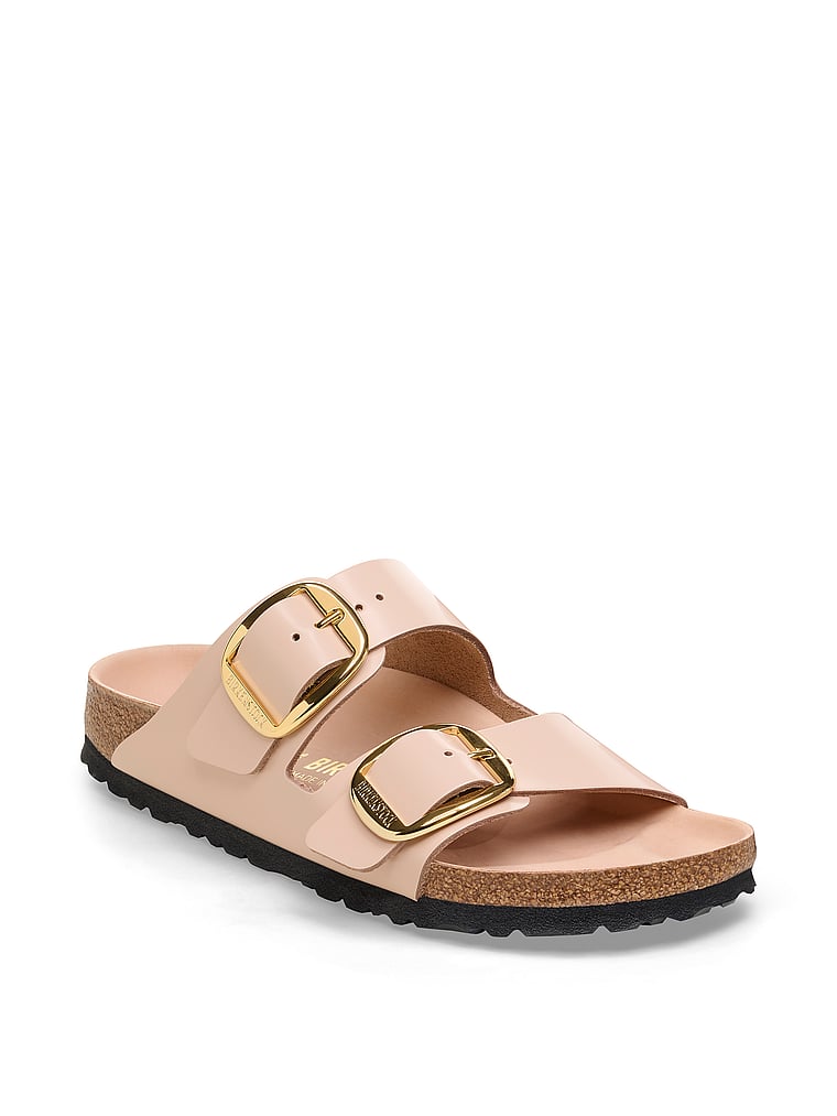 Сандалии Arizona с большой пряжкой Birkenstock, бежевый