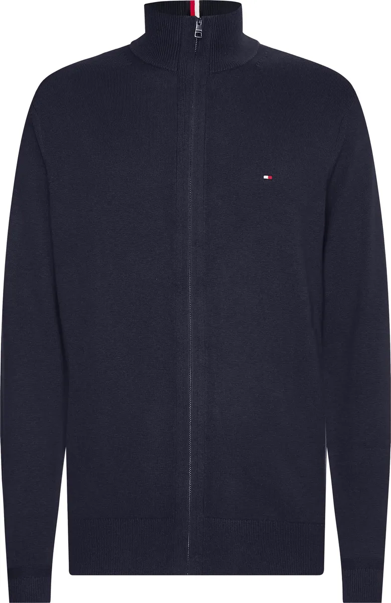 

Кардиган Tommy Hilfiger "PIMA ORG CTN CASHMERE ZIP THRU", цвет Desert Sky