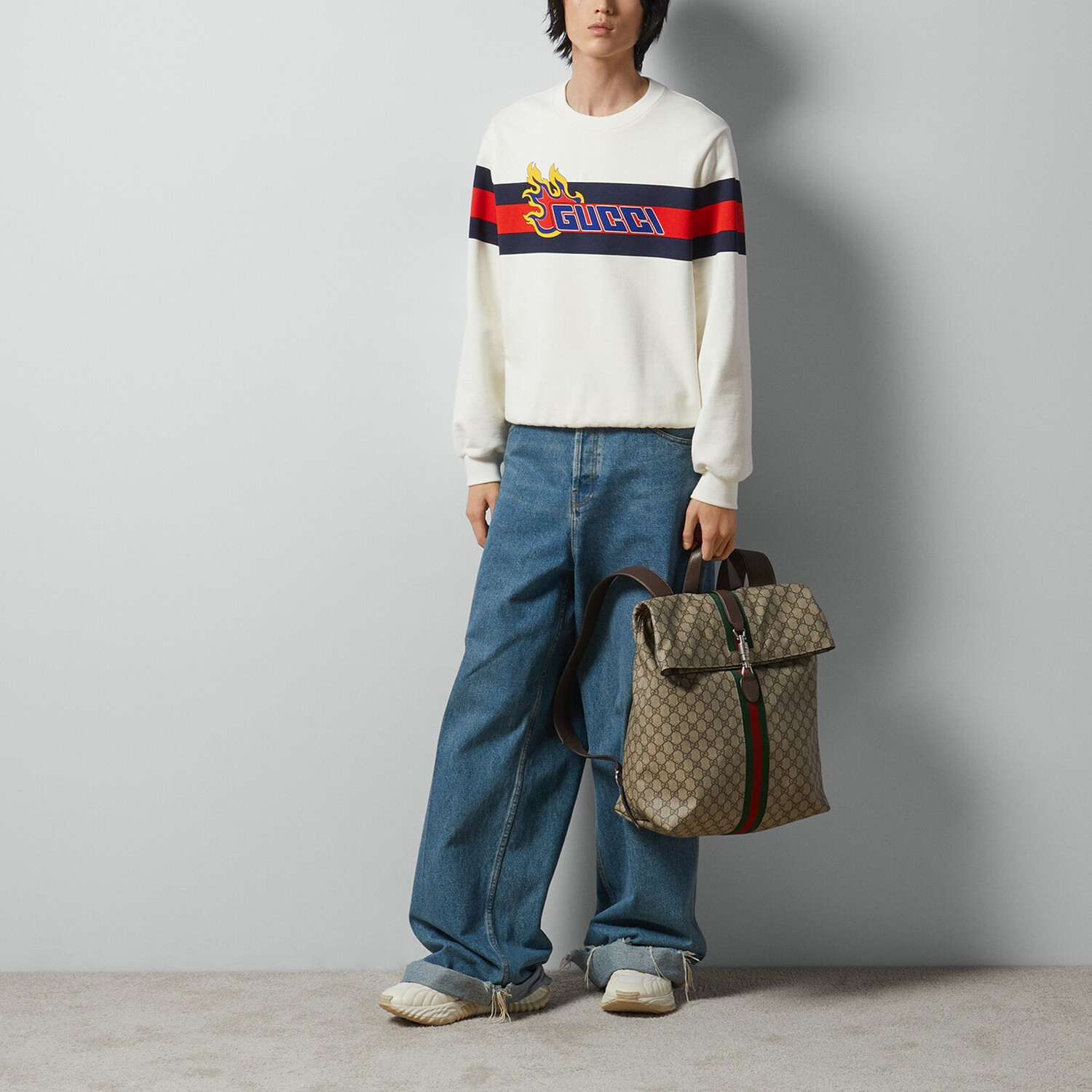 Толстовка Gucci Ivory White, мужская, белый — фото 2