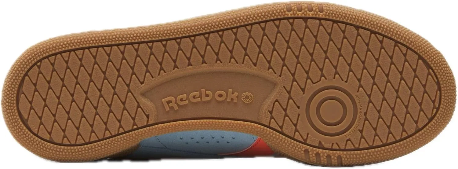 Кроссовки теннисные Reebok Club C Grounds, Soft Blue/Supercharged Coral/Gum — фото 4