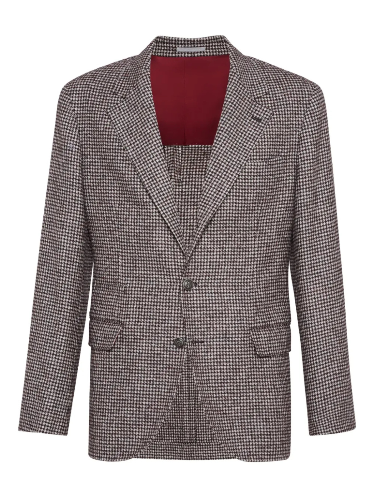 

Brunello Cucinelli пиджак в ломаную клетку, коричневый