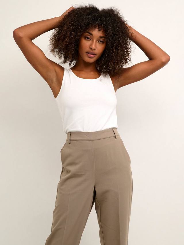 

Майка yoko slim fit KAFFE, цвет Optical White
