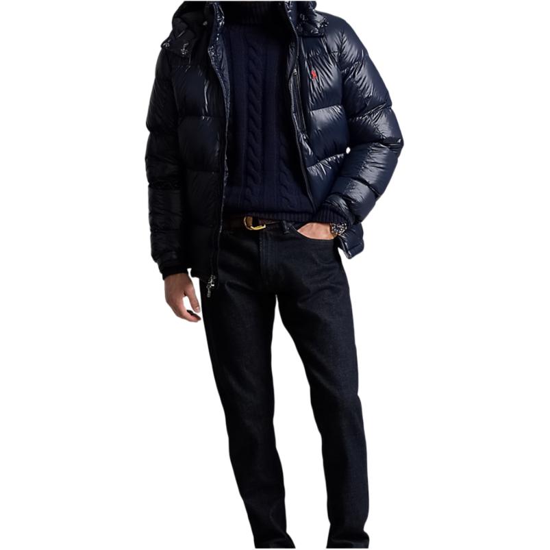 Куртка Gorham Glossed Down Polo Ralph Lauren, синий — фото 4