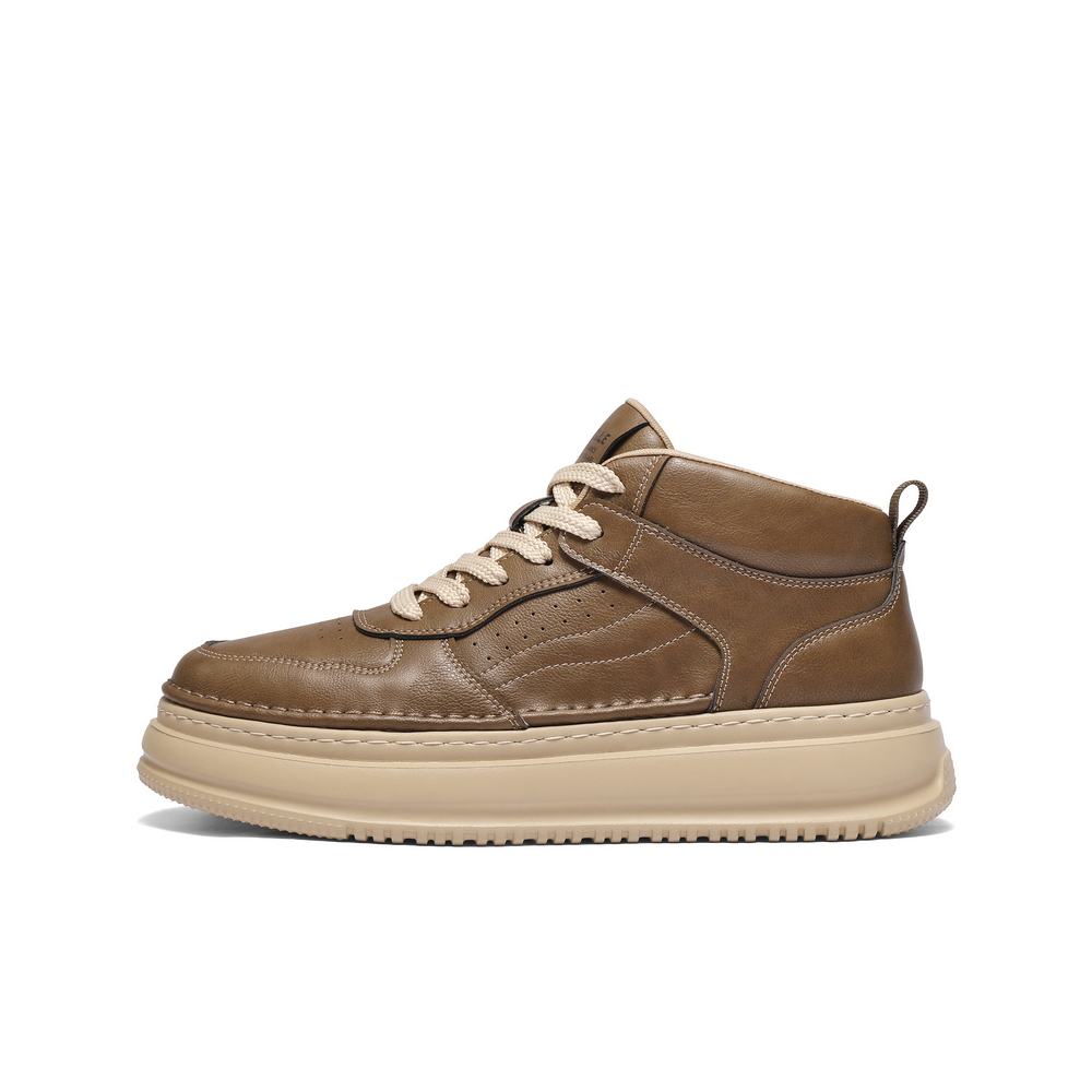 

Износостойкие полувысокие скейтерские кроссовки Men's BELLE, хаки