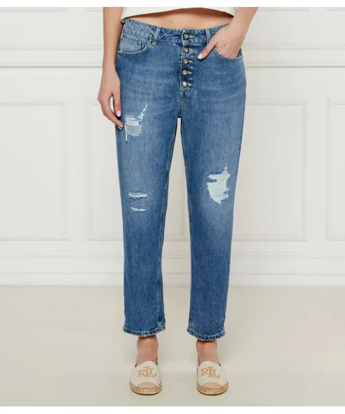 

Джинсы Кунс Loose fit Dondup - Made In Italy, синий