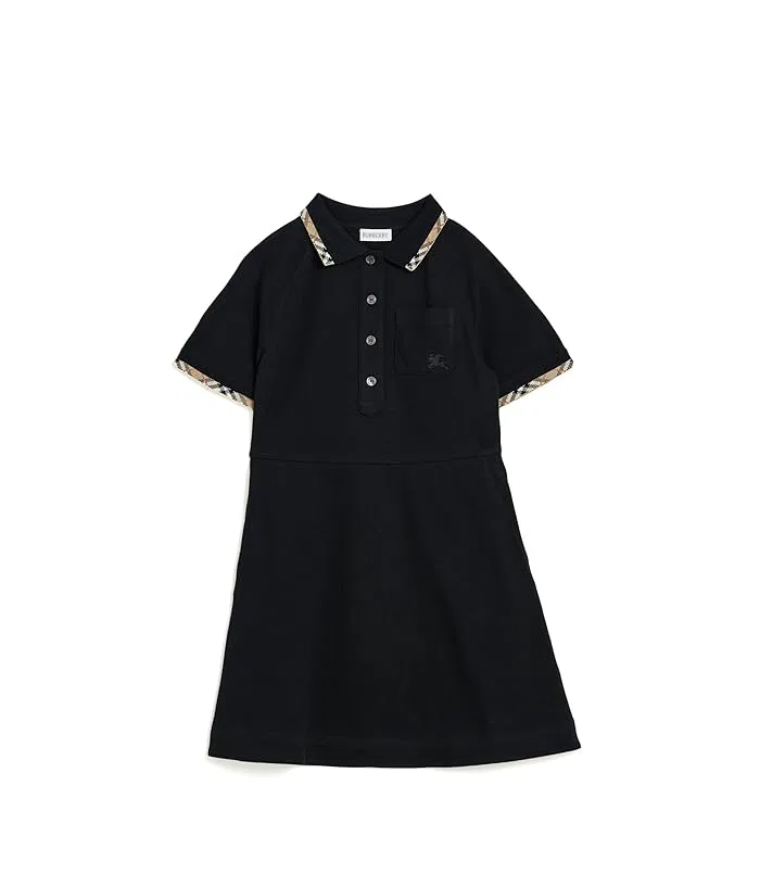 Платье-поло Romola Burberry Kids, Black
