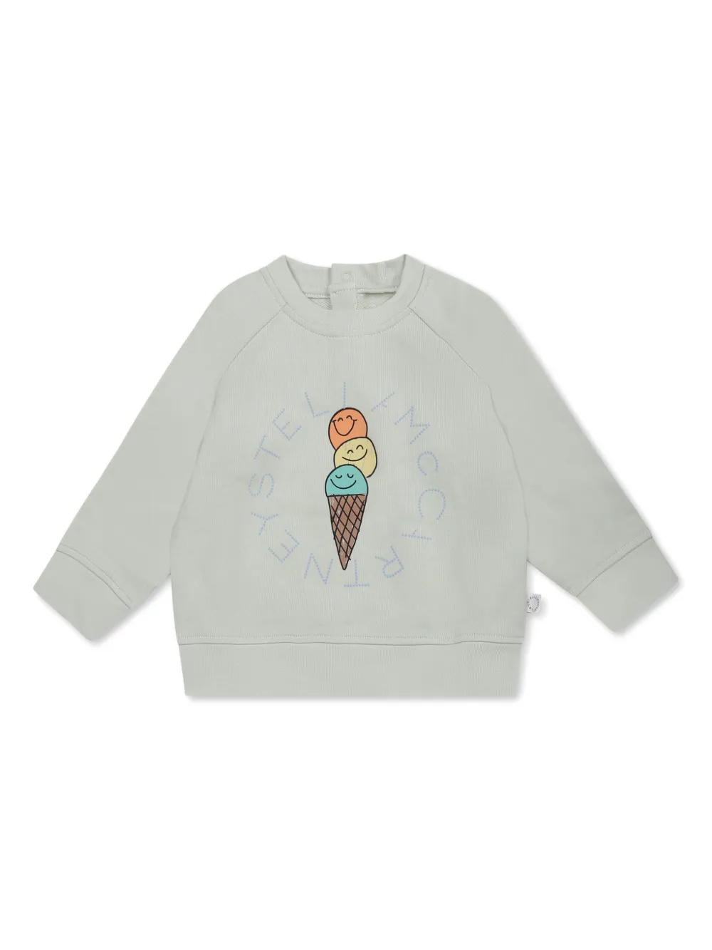

Толстовка с логотипом Stella McCartney Kids, зеленый