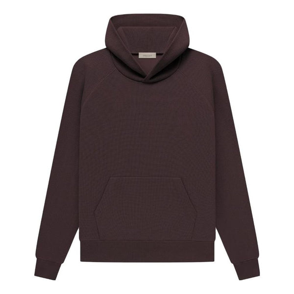 

Толстовка Fear of God Essentials SS23 Waffle Raglan Hoodie 'Plum Purple', фиолетовый