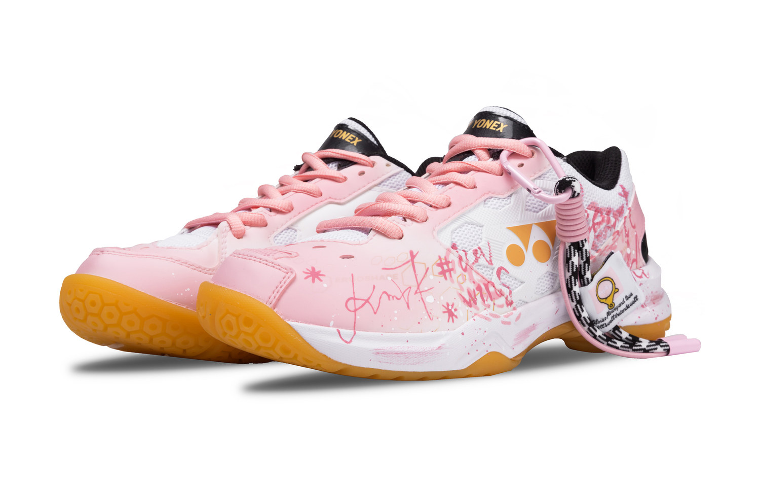 YONEX Power Cushion Rose Kiss амортизирующие износостойкие дышащие низкие кроссовки для бадминтона unisex — фото 4