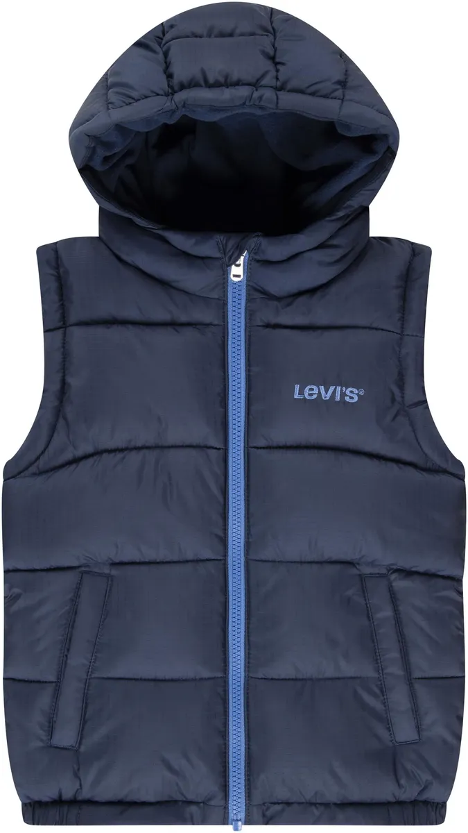 

Детский стеганый жилет Levi's "LVB ESSENTIAL VEST", с контрастной молнией Levi'S Kids, цвет Dress Blues