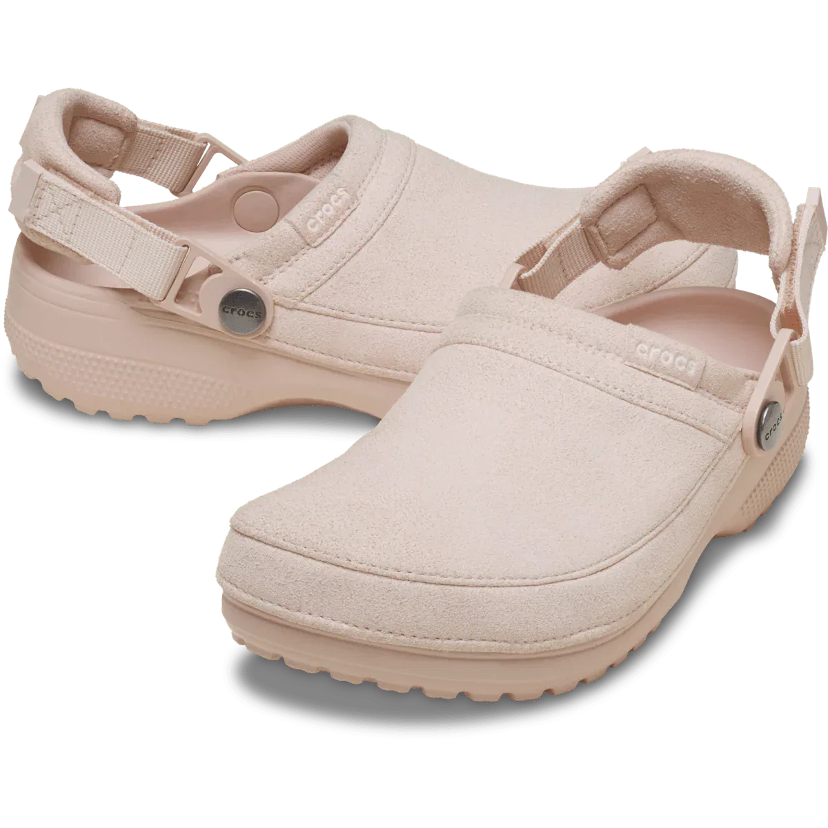 Классические сабо из веганской замши ручной работы Crocs, Quartz — фото 2
