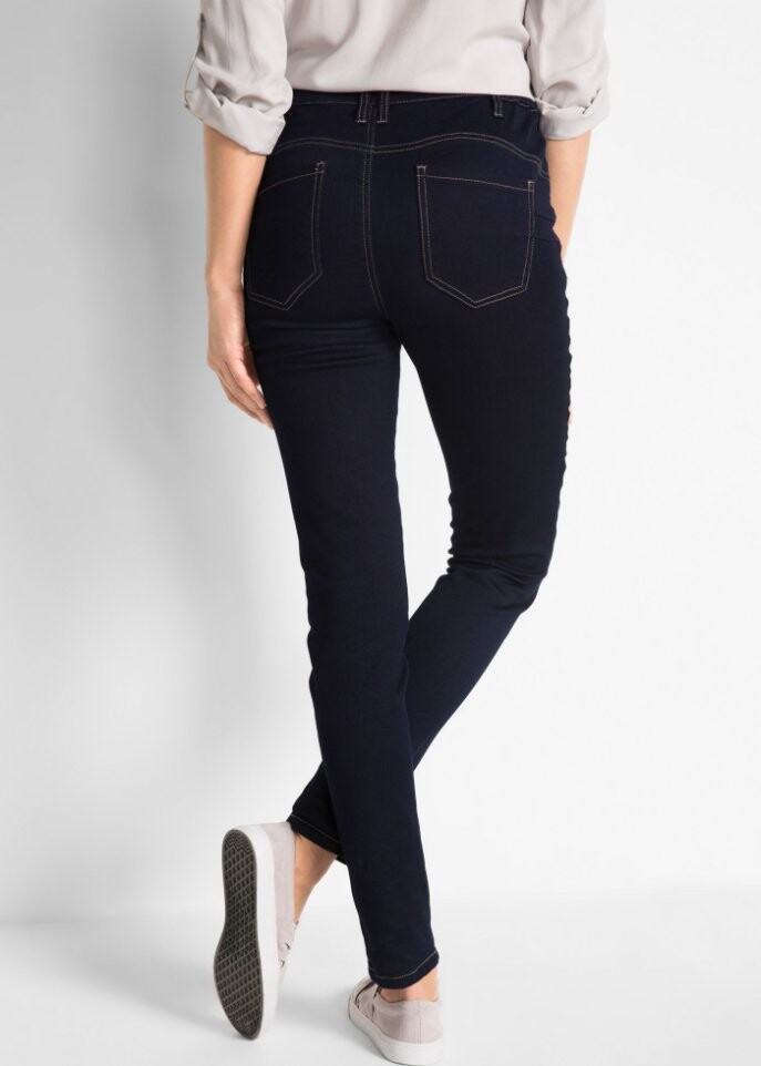 Суперэластичные джинсы Bpc Bonprix Collection Slim-fit High Waist, синий — фото 3