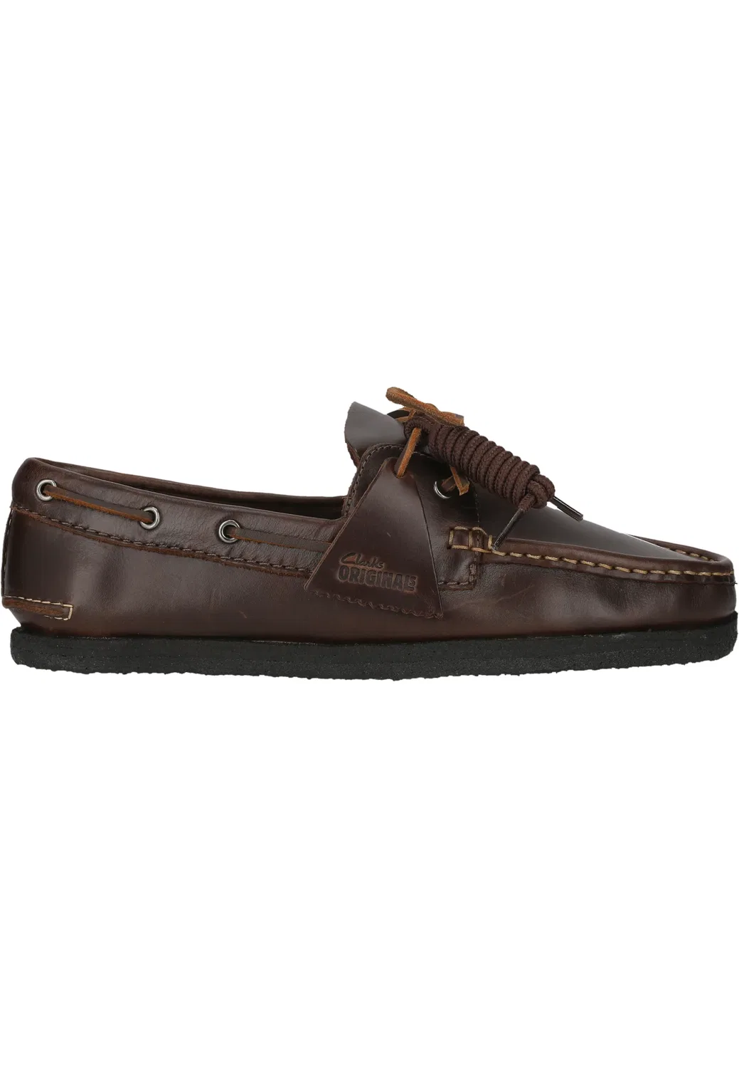 Слипоны Godney Boat Clarks, коричневая кожа — фото 4