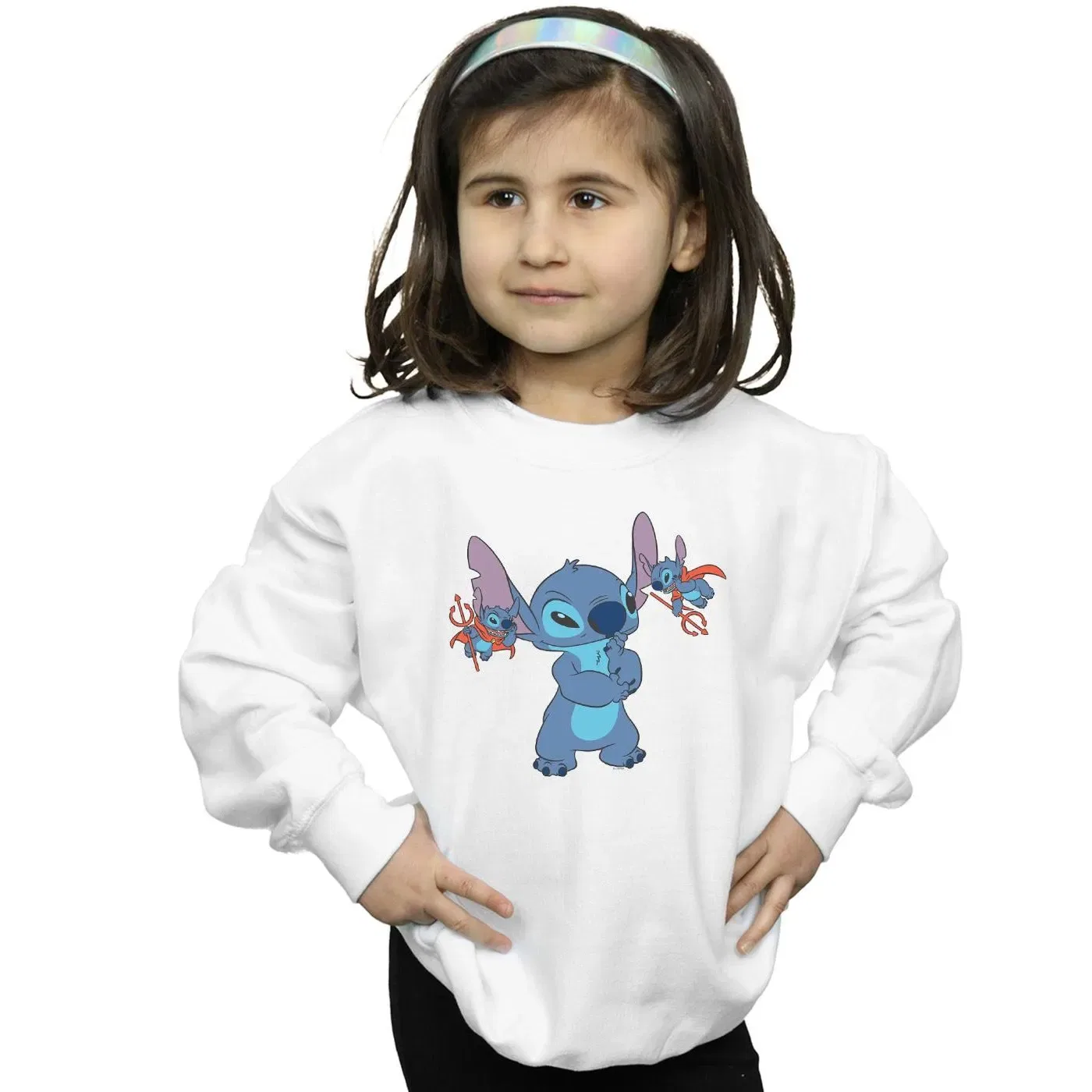 Детская кофта Disney Lilo & Stitch, белый — фото 3