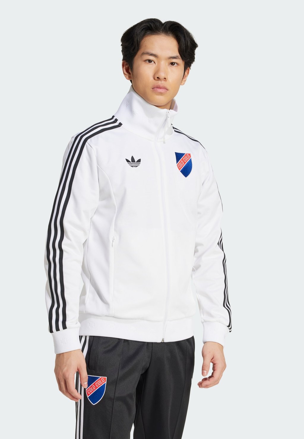 

Тренировочная куртка SOCIAL COLO ANNIVERSARY BECKENBAUER - Club wear Adidas Originals, белый