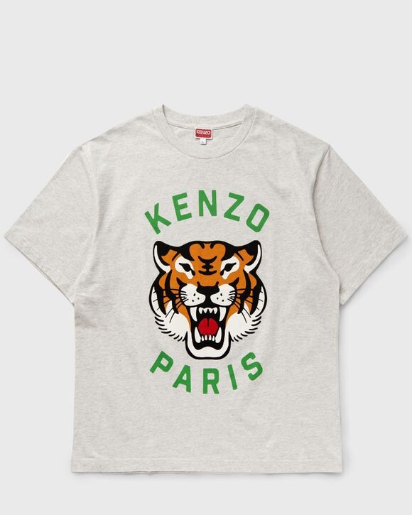 

Футболка Kenzo Lucky Tiger Oversize Tee, цвет pale grey