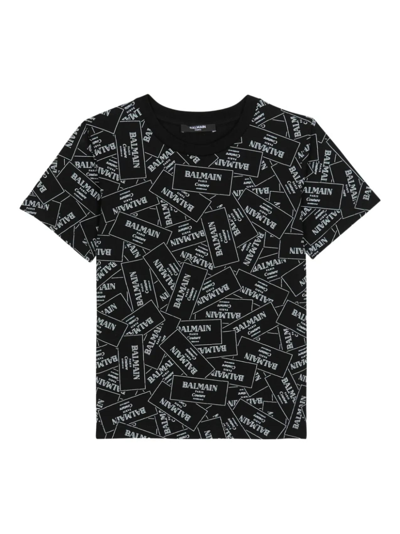 

Balmain Kids футболка с логотипом, черный