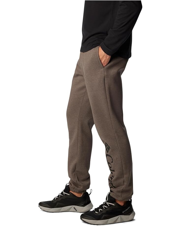 

Брюки Columbia Trek Joggers, цвет Charcoal Heather/Vertical Logo