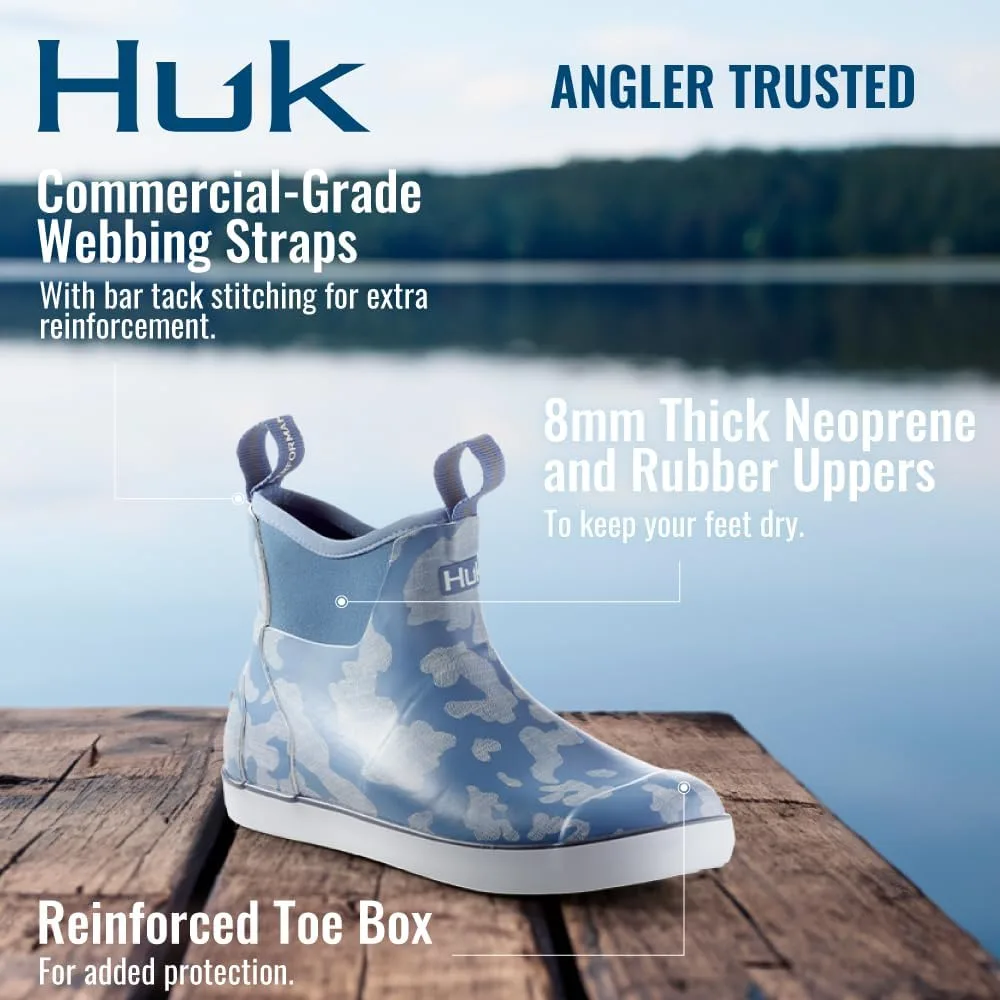 Мужские ботинки HUK Rogue Wave, высокоэффективные рыболовные ботинки и ботинки на плоской подошве, синий — фото 3