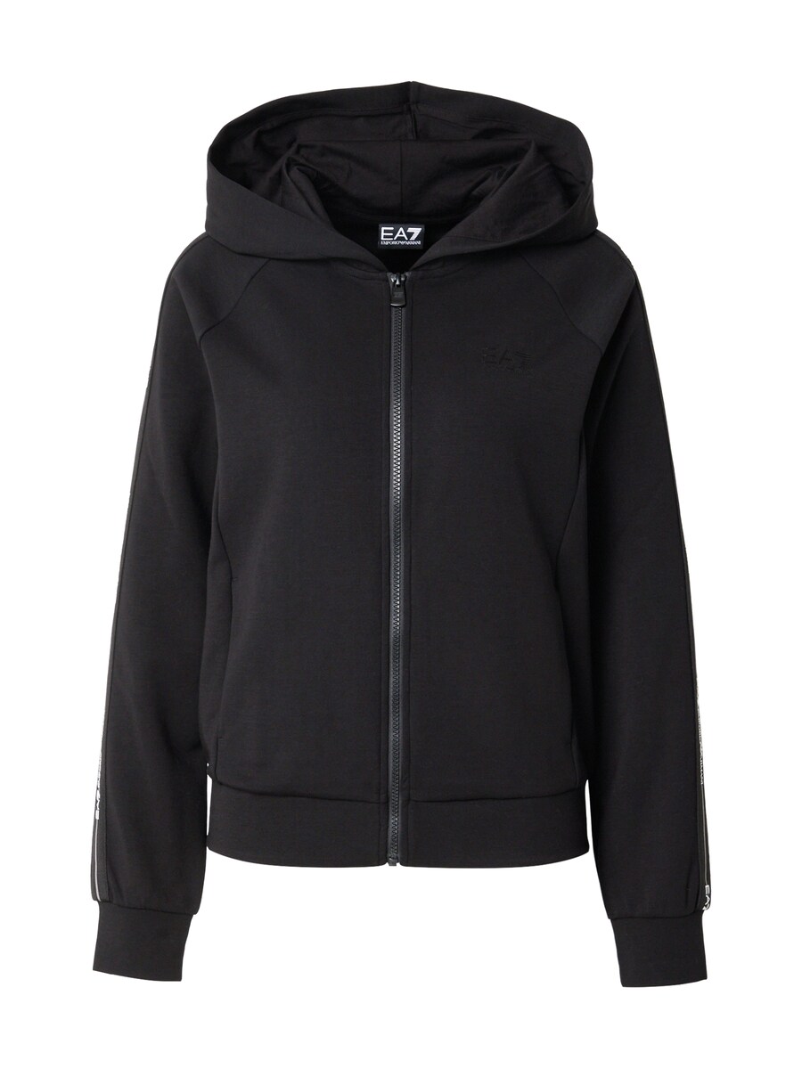 

Толстовка с капюшоном на молнии EA7 Emporio Armani, черный