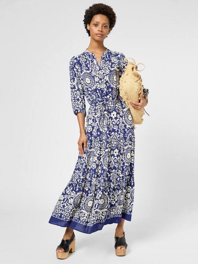 

Платье в цветочек от филии пейсли Gerard Darel, цвет Ink
