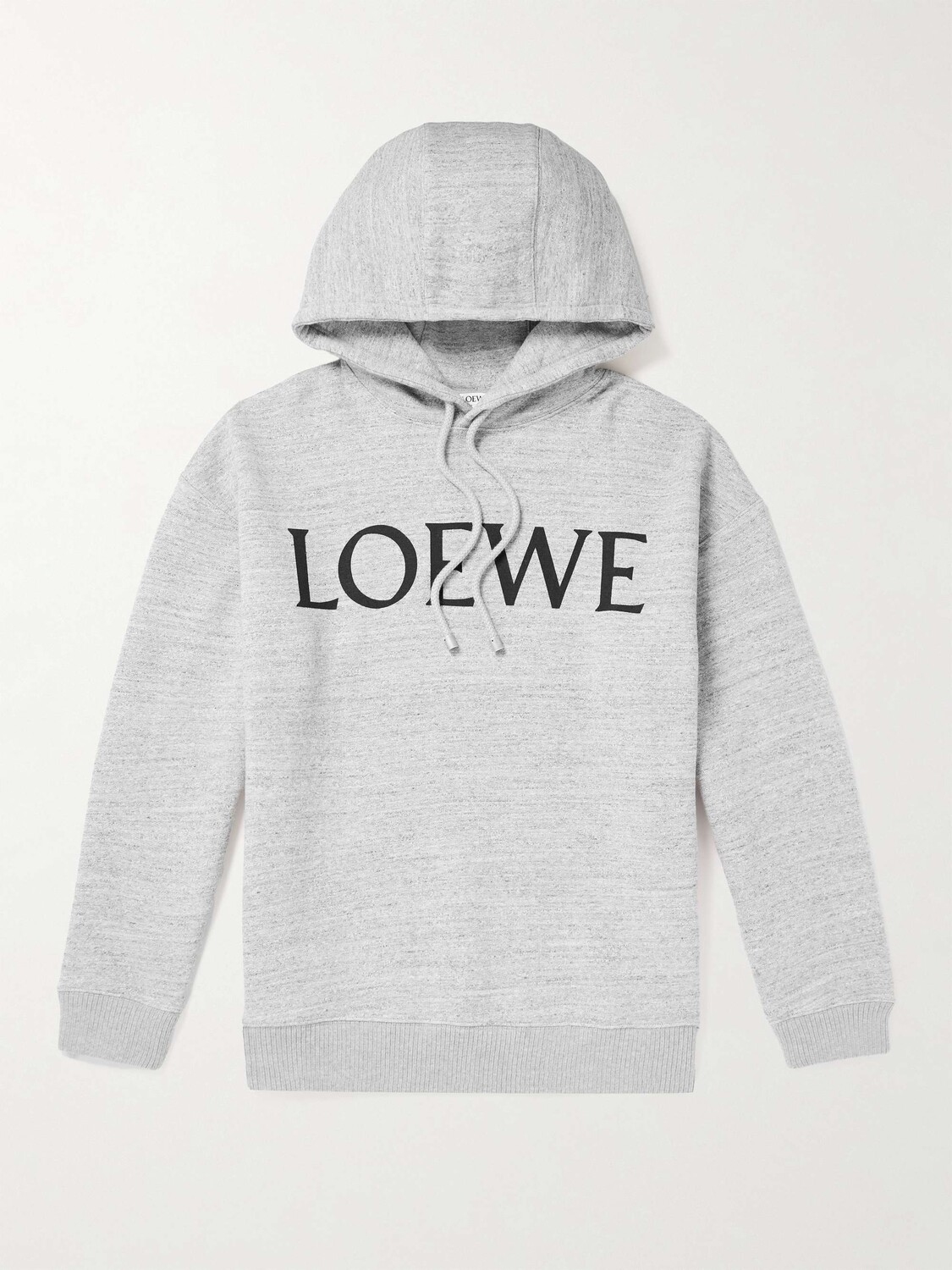 

Худи из хлопкового джерси с логотипом LOEWE, серый