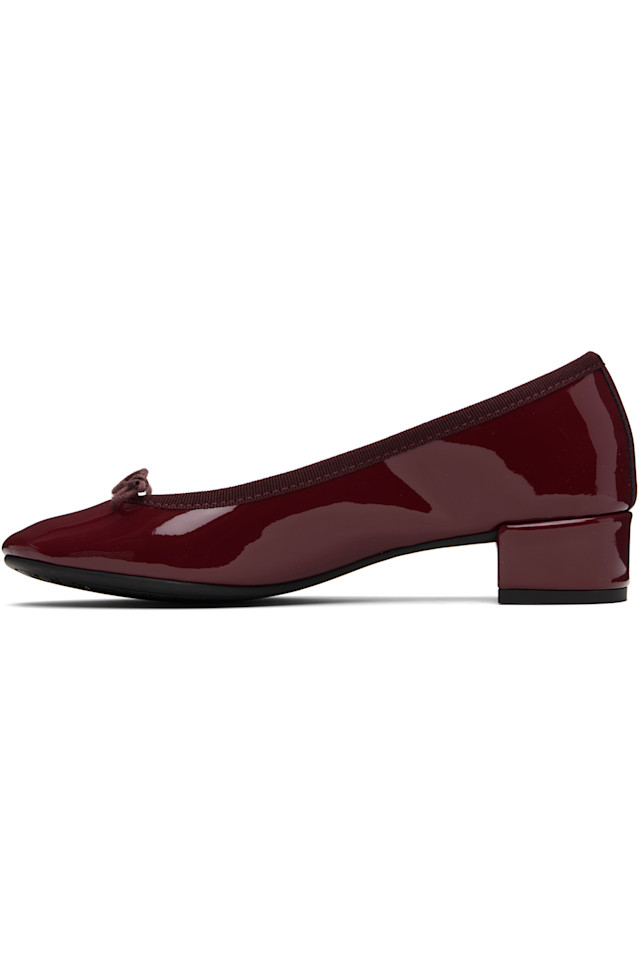 Камилла туфли на каблуке с резиновой подошвой Repetto, красный — фото 3