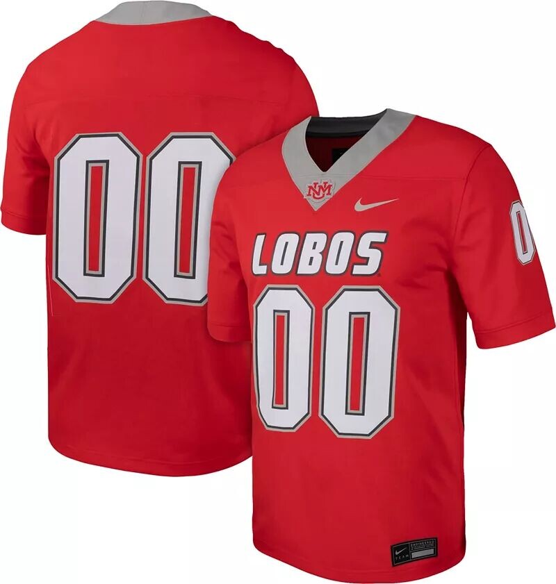 

Мужская домашняя футбольная майка Nike New Mexico Lobos #00 Cherry Replica