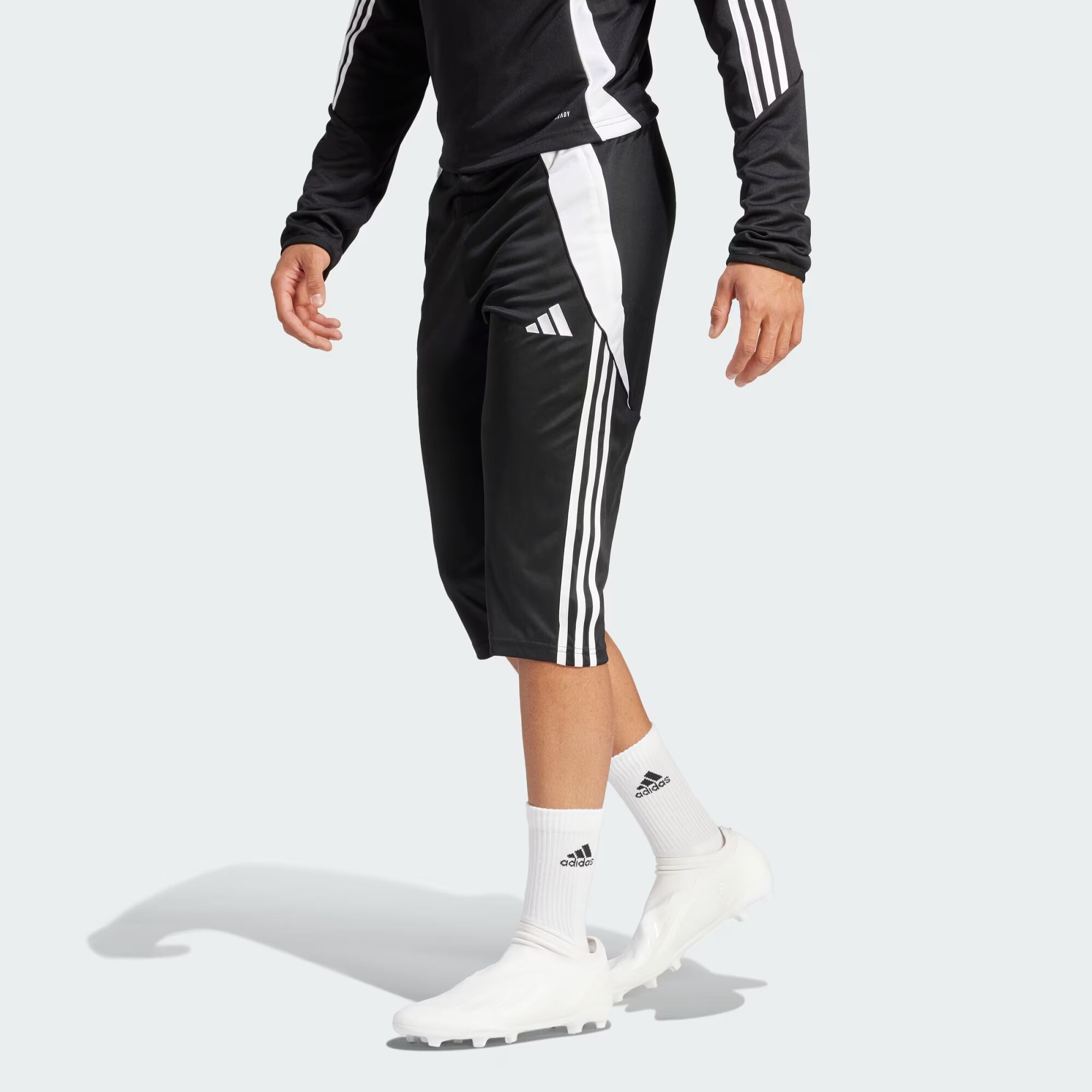 

Брюки Tiro 24 3/4 Adidas, цвет Black/White