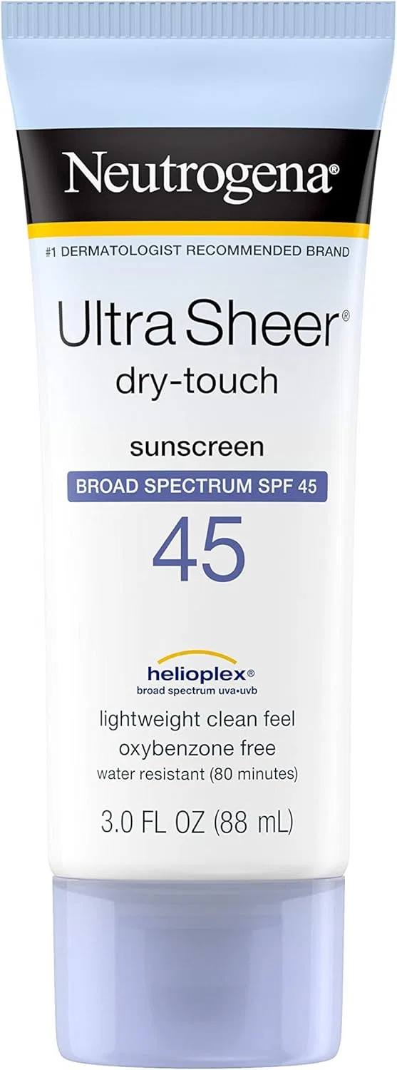 Солнцезащитный крем Neutrogena Ultra Sheer Dry Touch SPF 45, 3 oz