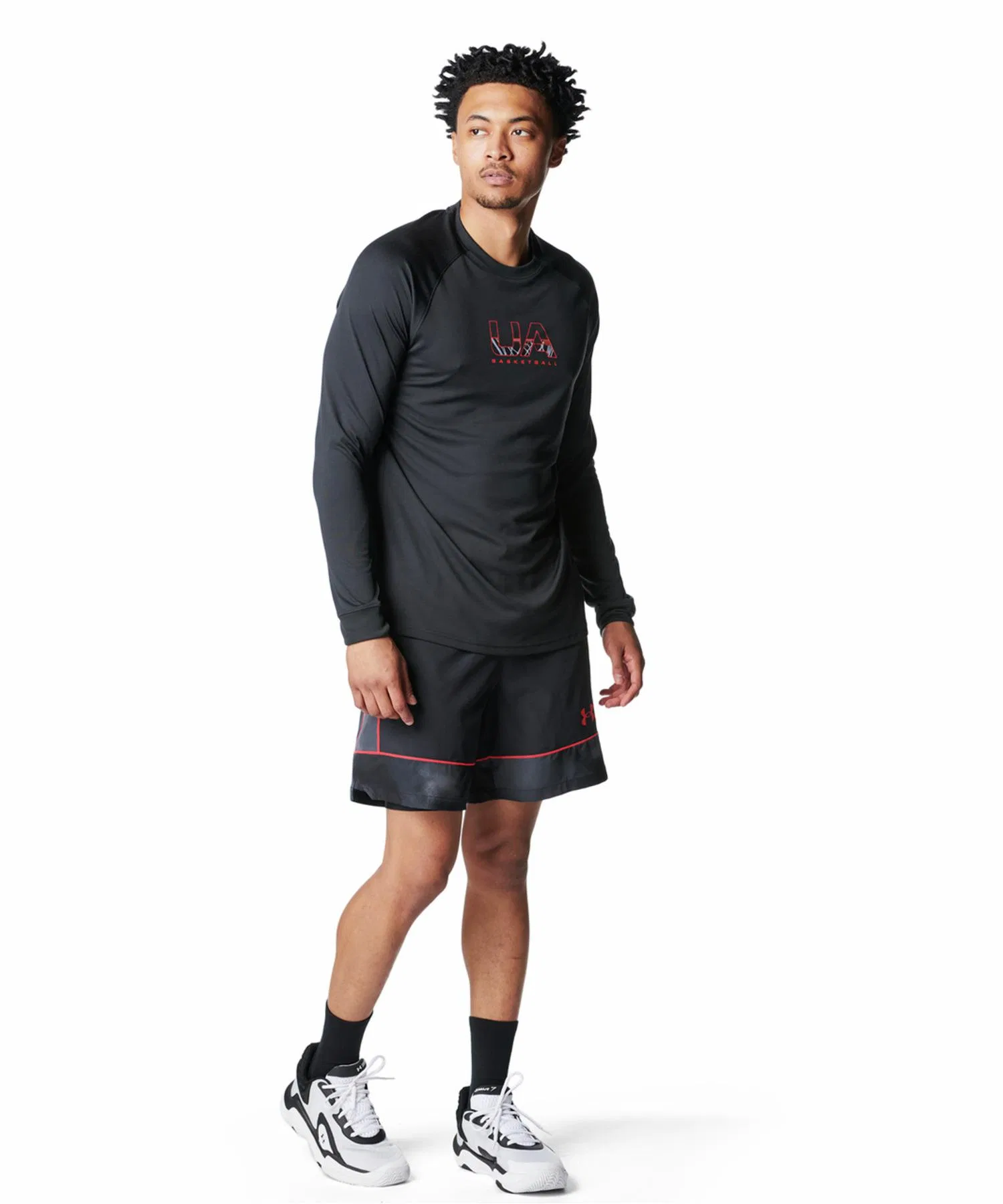 Унисекс баскетбольные кроссовки UNDER ARMOUR UA Spawwn 7 белые — фото 3