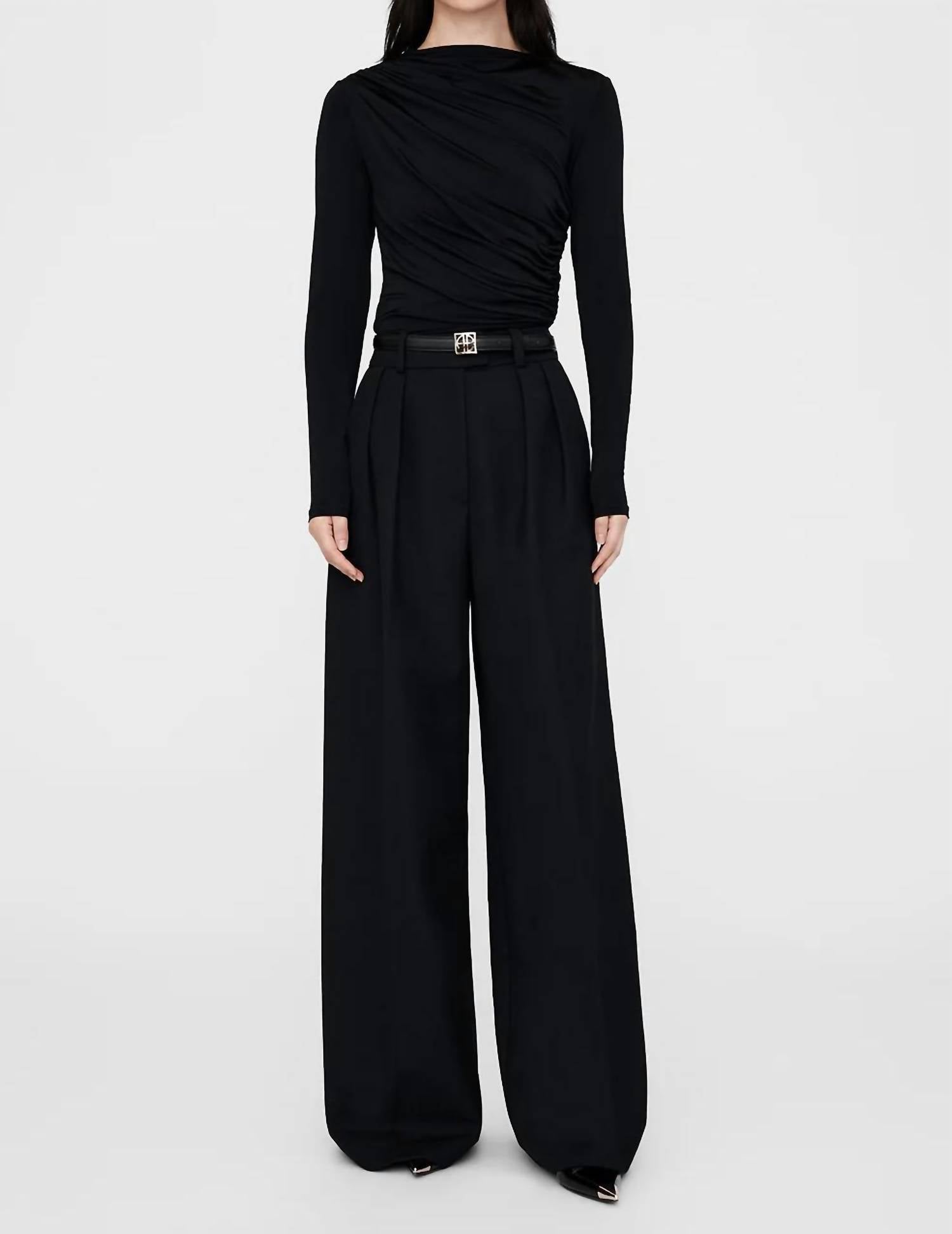 

Брай топ черный Anine Bing