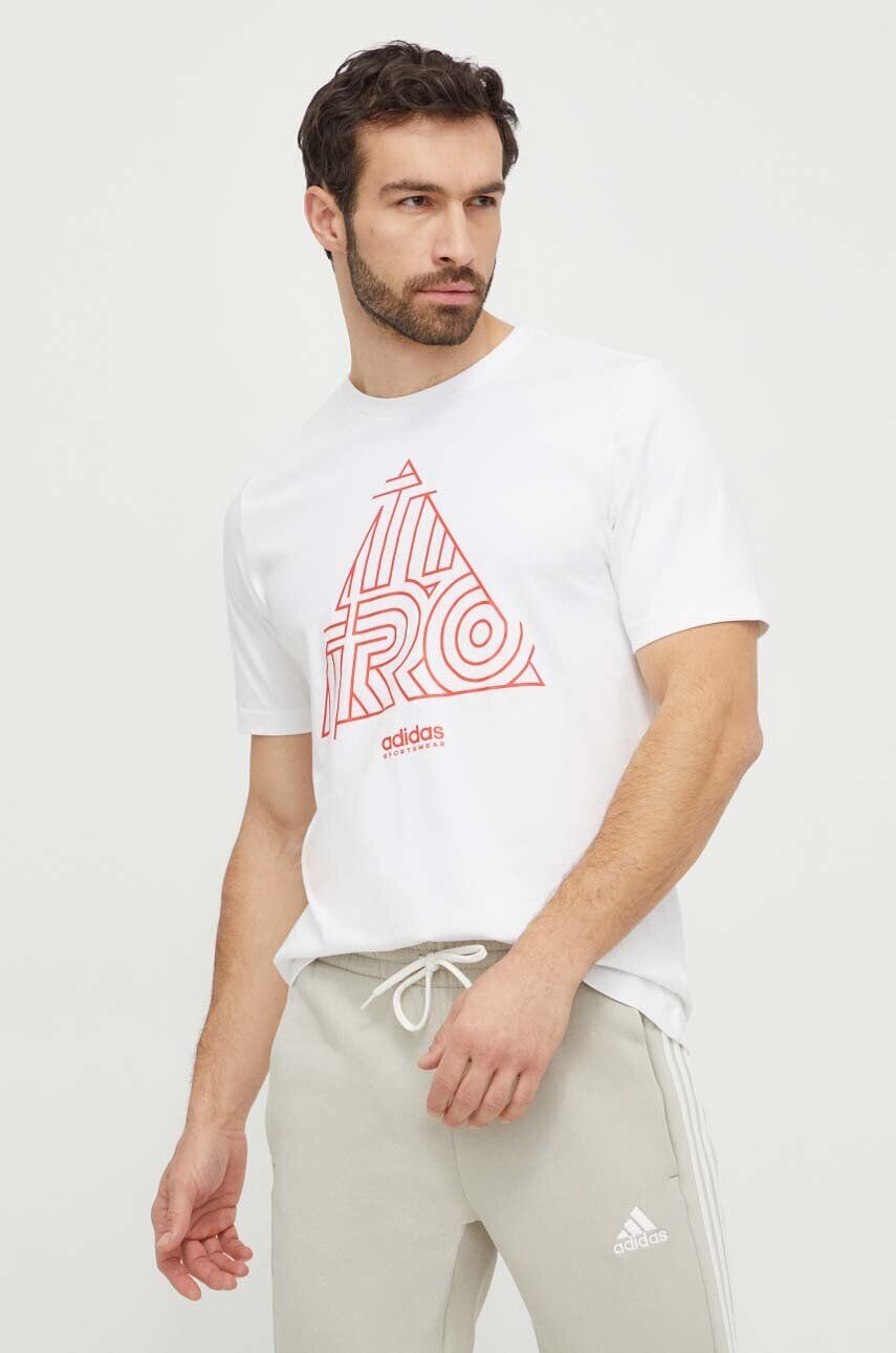 

Футболка Tiro из хлопка adidas, белый