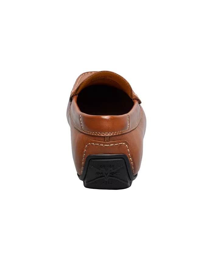 Мужские мокасины Motor Smooth с круглым мысом Penny Loafer Florsheim, коричневый — фото 4