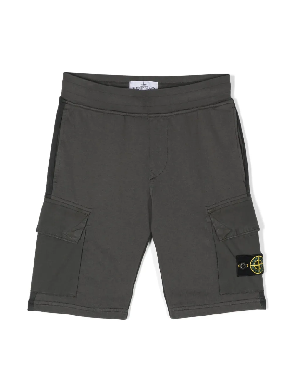 

Шорты карго с нашивкой Compass Stone Island Junior, серый