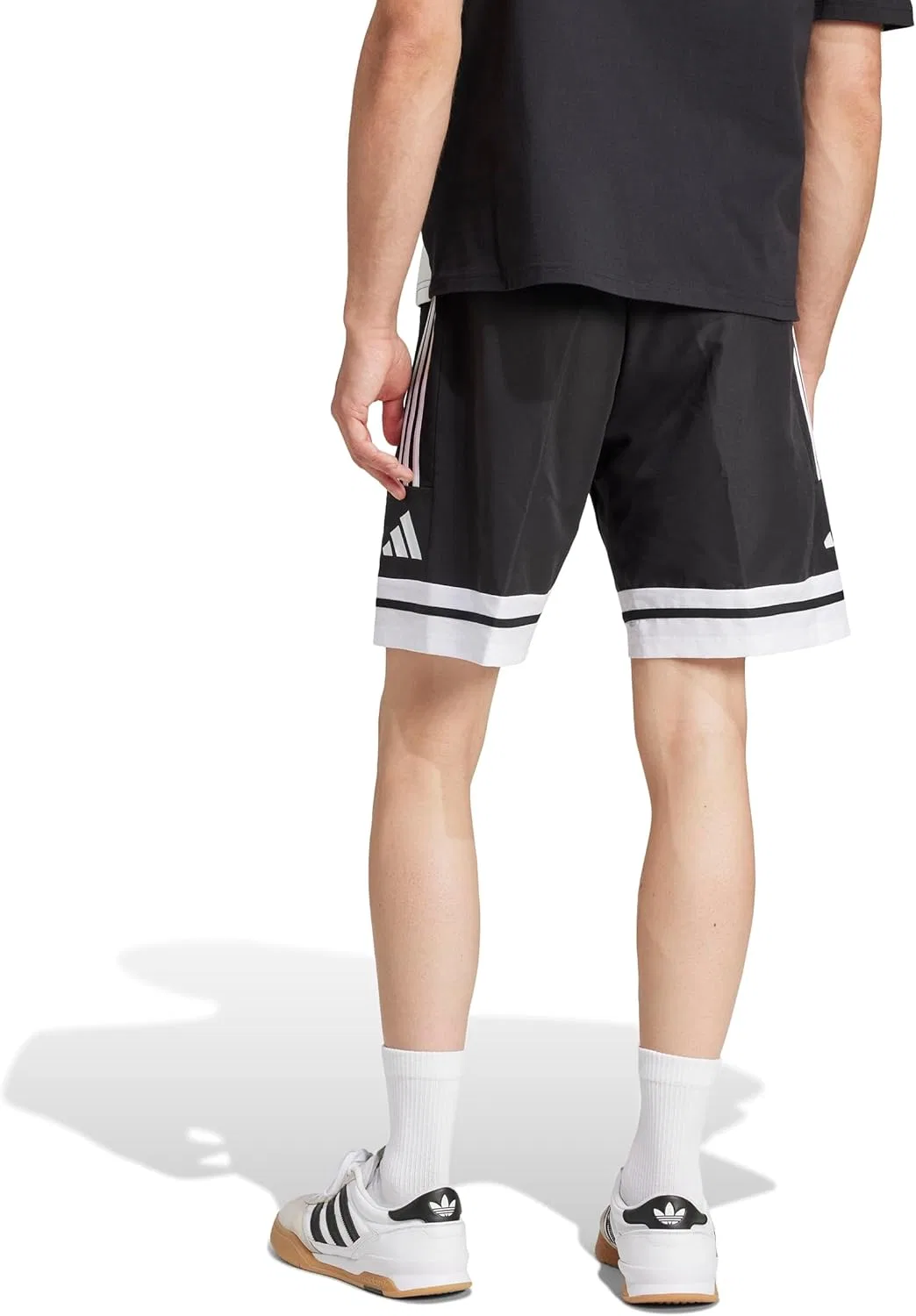 Шорты Active adidas, Black / White — фото 2