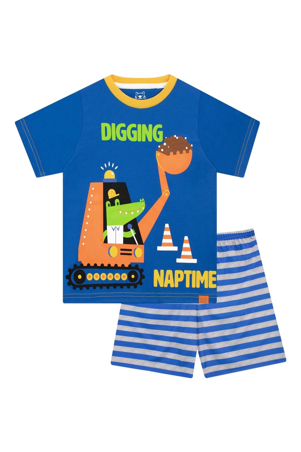 

Летняя короткая пижама Digger Harry Bear, синий